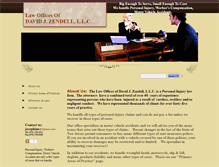 Tablet Screenshot of djzlaw.com